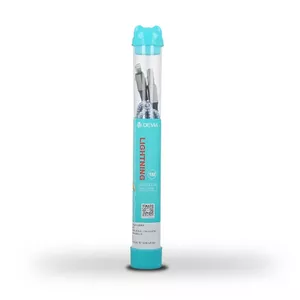 Cable Devia Tube Lightning 1 m, 5V 2.4A — blue