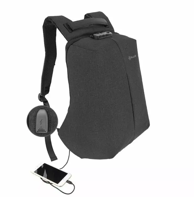 Backpack Tellur Notebook 15.6 Antitheft USB, Black Photo 2