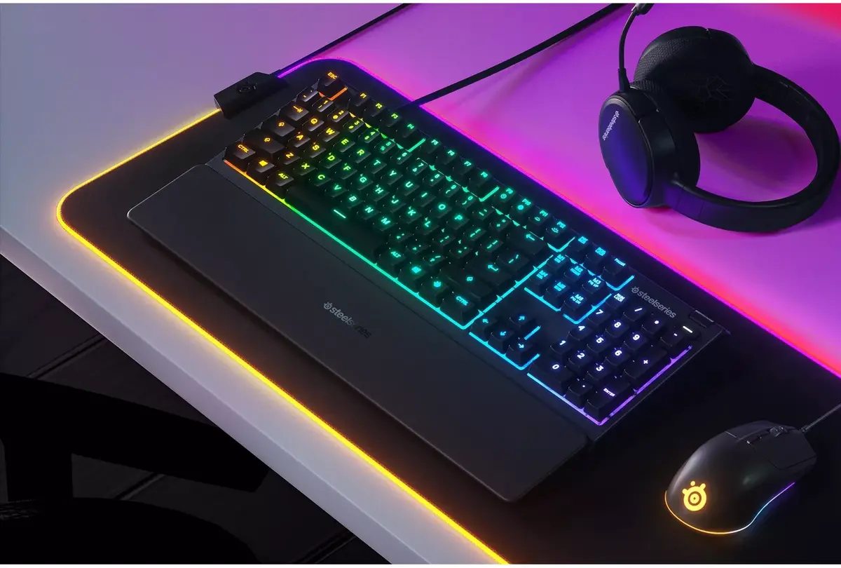 Steelseries Apex 3 Tastatūra Spēļu USB Photo 3