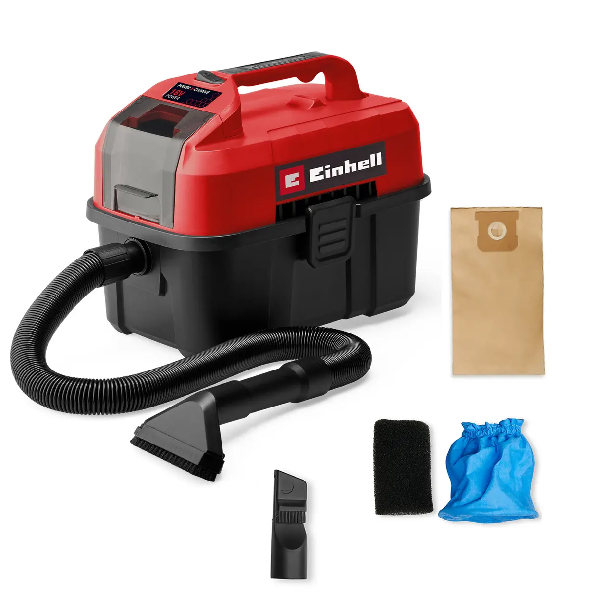Einhell TE-VC 18/10 Li-Solo akumulatora sausās