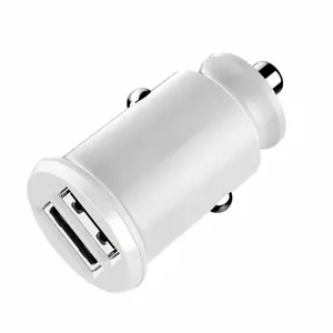 Car charger Devia Smart series, 2 USB ports, 5V 3.1A, white