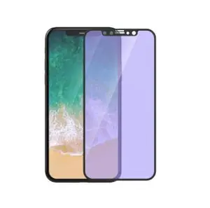 Tempered Glass Screen Protector Devia for iPhone XS/X 5.8" Anti-Blue Ray Full Screen Black
