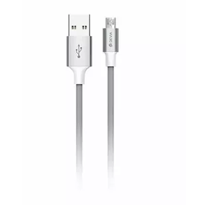 Micro USB cable Devia Pheez Series 5V 2.4A 2m — grey