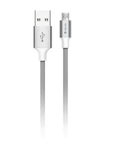 Micro USB cable Devia Pheez Series 5V 2.4A 2m — grey