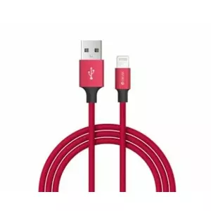 Devia Pheez sērijas USB-C TO Lightning kabelis 1M sarkans