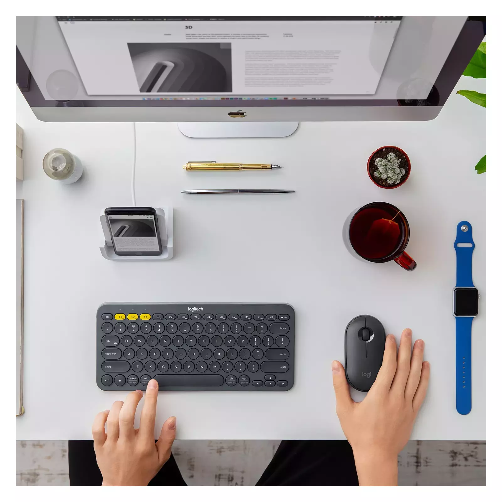 Logitech Pebble M350 mouse 910-005718 | AiO.lv