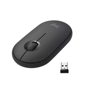 Мышь Logitech Pebble M350 RF Wireless + Bluetooth