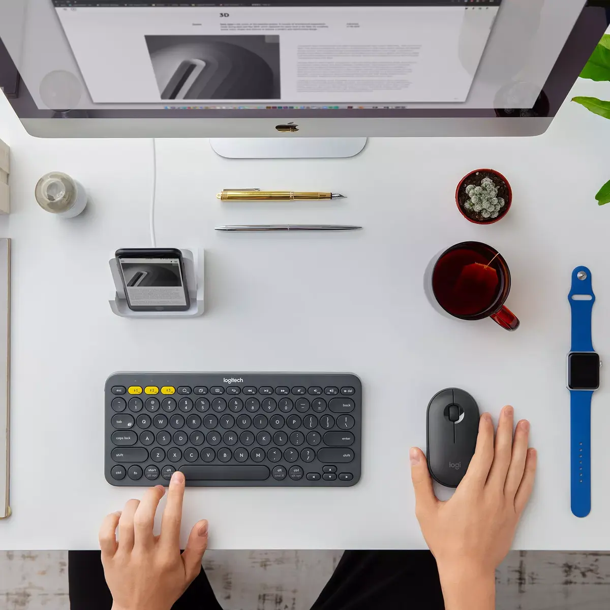 Мышь Logitech Pebble M350 Photo 2