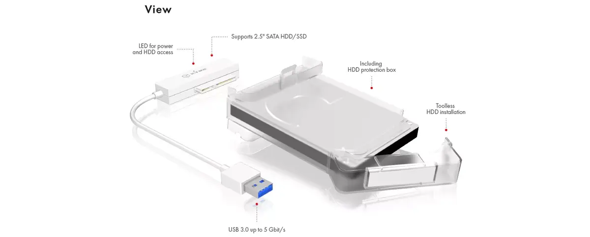 HDD/SSD enclosure ICY BOX IB-AC703-U3 Photo 3