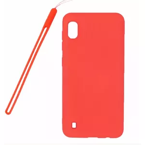 Vāciņš Evelatus priekš Samsung Galaxy A10 Soft Touch TPU sarkans