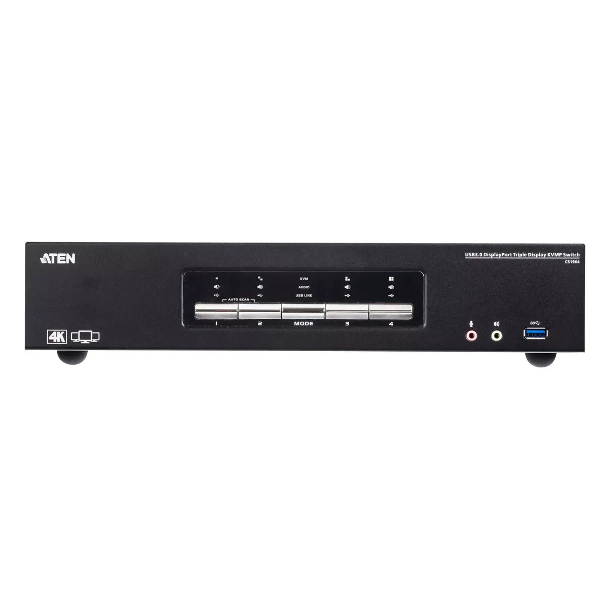 KVMP переключатель ATEN 4P USB3.0 4K DP TRIPLE VIEW Photo 3