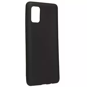 TPU чехол iLike для Samsung A71, матовый чёрный, гибкий защитный кейс