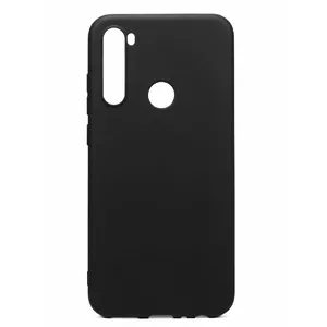 Protective TPU case for Xiaomi Redmi Note 8T by iLike — matte black, flexible shock-absorbing cover