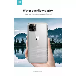 Smartphone case Devia Ocean2 series for iPhone 11 Pro Max, clear, protective transparent cover
