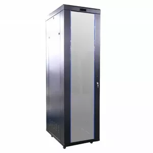 Floor server cabinet ProBase 22U 19" F22-60x60-SET Black, 600×600 mm