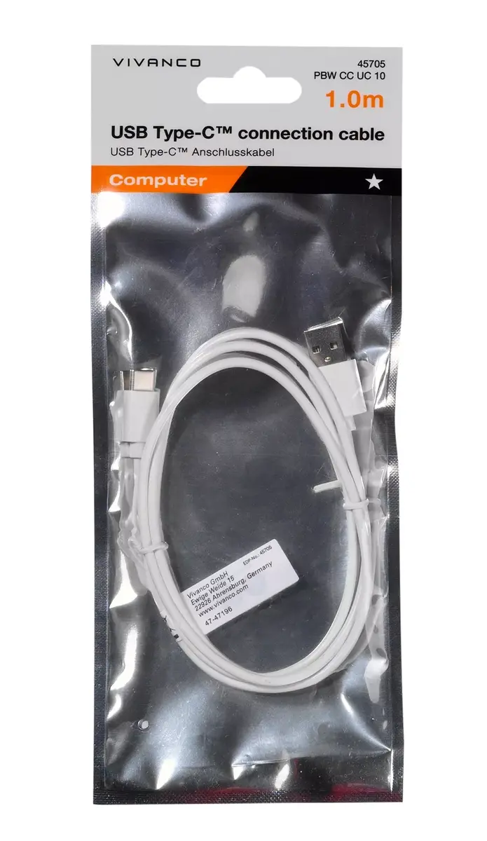 USB Cable Vivanco PBW CC UC 10 Photo 2