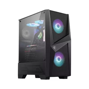 MSI MAG FORGE 100R системный блок Midi Tower Черный, Прозрачный