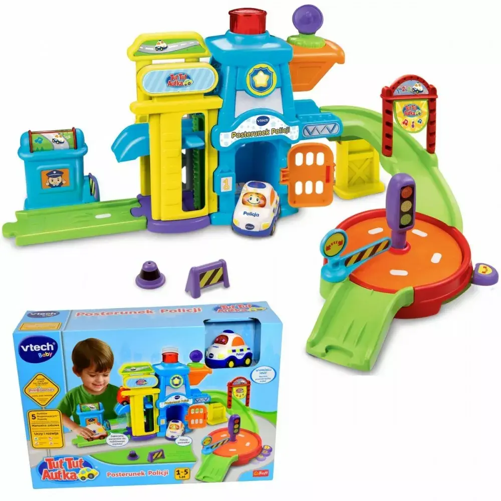 Rotaļu mašīna VTech Tut Tut Cars 61073 — policijas auto Photo 2