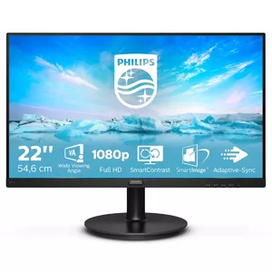 Philips V Line 221V8A/00 LED display 54,6 cm (21.5") 1920 x 1080 пикселей Full HD Черный