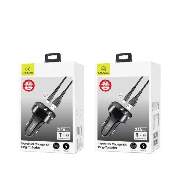 Car charger USAMS NTU35LC13TZ 2x USB Photo 2