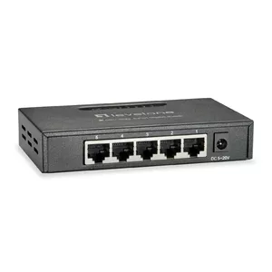 LevelOne GEU-0523 tīkla pārslēgs Nepārvaldīts Gigabit Ethernet (10/100/1000) Melns