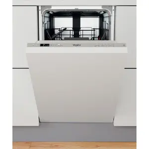 Fully built-in dishwasher Whirlpool WSIC 3M27 slimline 45 cm with 10 place settings 6 programs energy class E 47 dB