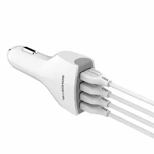 Автомобильное зарядное устройство CELLERS 025693 для смартфона, 7200 мА, 4x USB-A