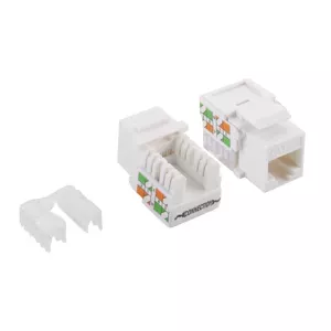 LogiLink NK4006 kontatkligzda RJ-45 Balts