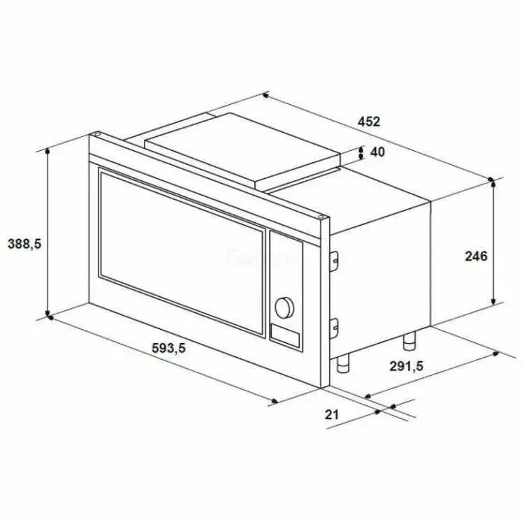 Built-in Microwave Oven HANSA AMG20BFH Photo 2