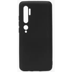 Soft Touch TPU vāciņš Evelatus priekš Xiaomi Mi Note 10 — melns, elastīgs aizsargvāciņš