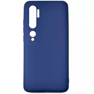 Protective soft-touch TPU case Evelatus for Xiaomi Mi Note 10 — dark blue