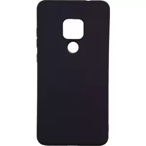 Soft silicone case Evelatus for Huawei Mate 20 — Black — protective smartphone cover