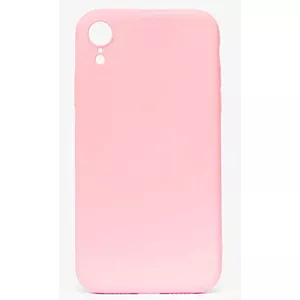 Силиконовый чехол Evelatus для iPhone XR, soft-touch TPU, светло-розовый