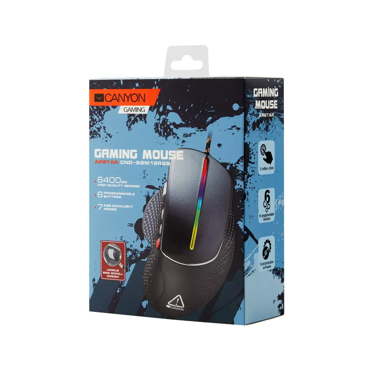 Игровая мышь Canyon Apstar CND-SGM12RGB Photo 5