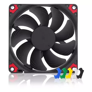 Noctua NF-A9x14 HS-PWM CH.BK.S 92 mm plāns PWM korpusa ventilators, 12 V, 600–2500 apgr./min, 57,5 m³/h, 14 mm biezums