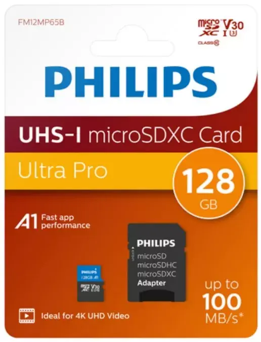 MicroSDXC Philips 128GB FM12MP65B Photo 2