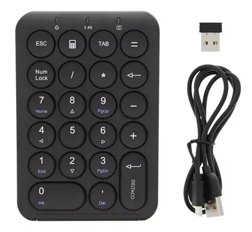 Ciparu tastatūra Deltaco TB-125 Photo 3