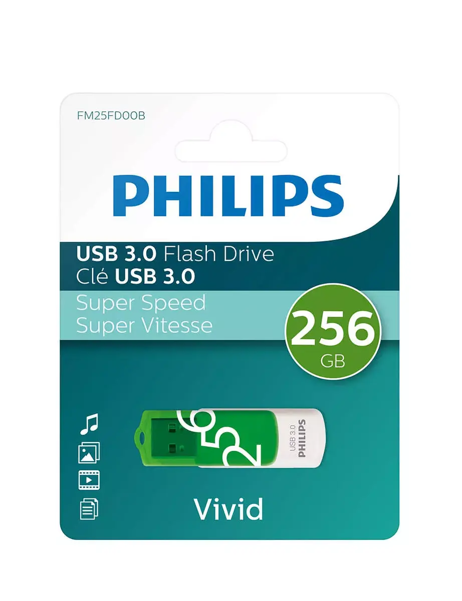 USB zibatmiņa Philips 256 GB FM25FD00B/00 Photo 3