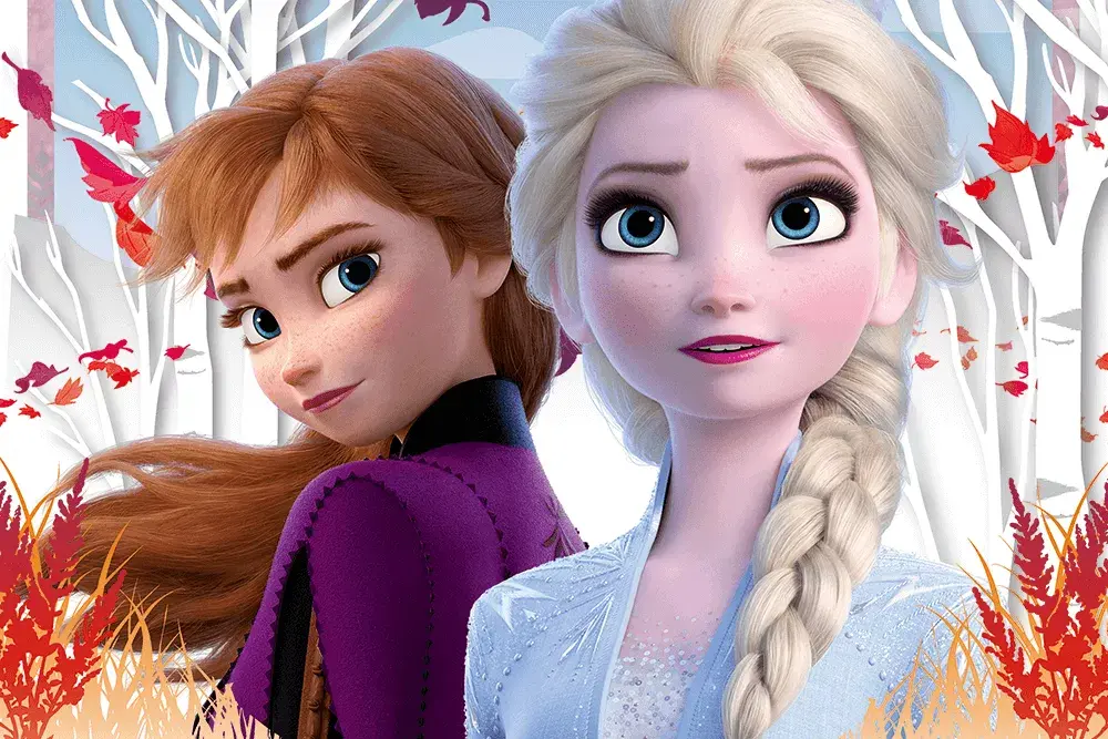 Puzle TREFL The enchanted world of Anna and Elsa Photo 2