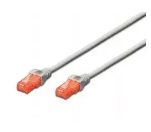 Networking cable DIGITUS DK-1612-150 Cat6 U/UTP grey, 15 m, RJ-45 to RJ-45