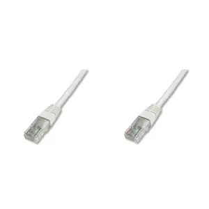 Network cable DIGITUS CAT5e U-UTP 1.5 m RJ-45 — White