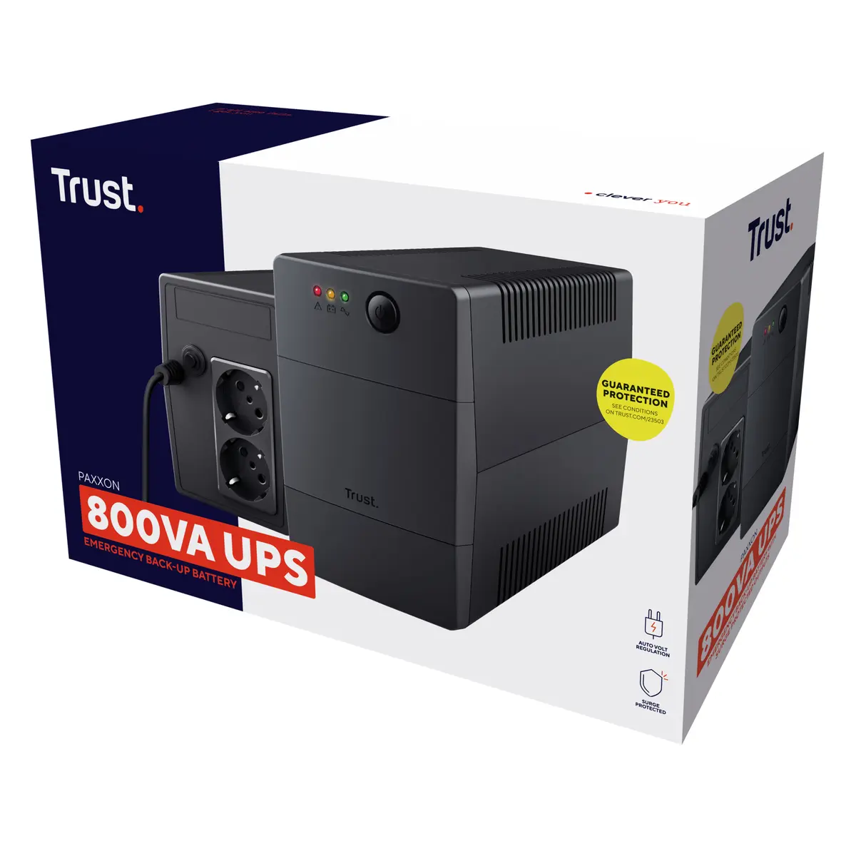 Trust Paxxon 0.8 kVA 480 W nepārtrauktas barošanas avots Photo 5