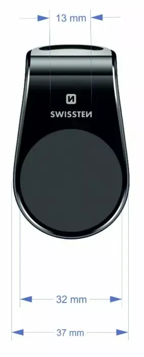 Car air vent phone holder SWISSTEN SW-EASY-M-SI Photo 2