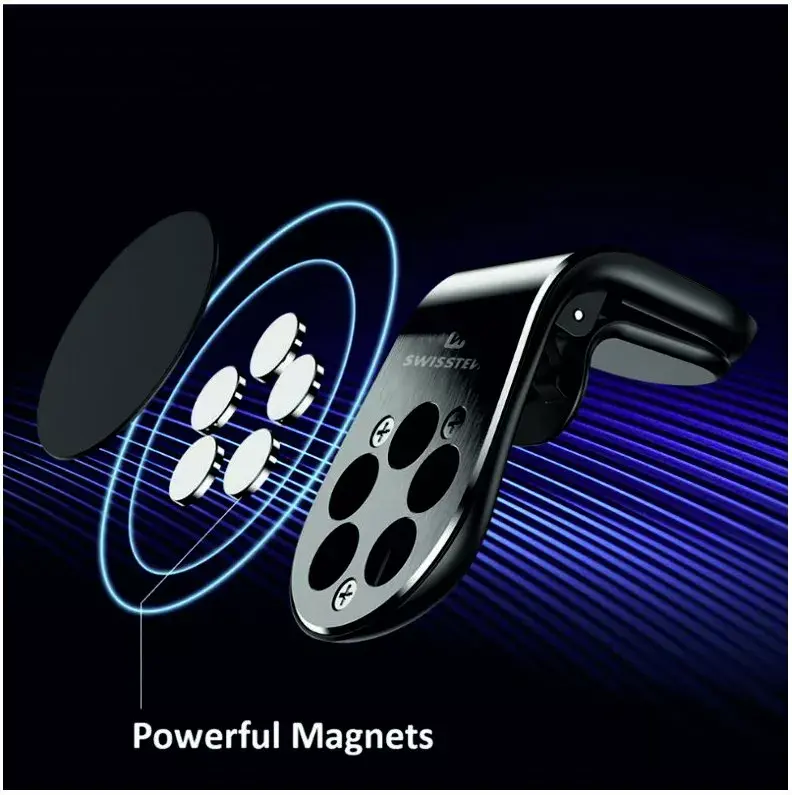Car air vent phone holder SWISSTEN SW-EASY-M-SI Photo 4