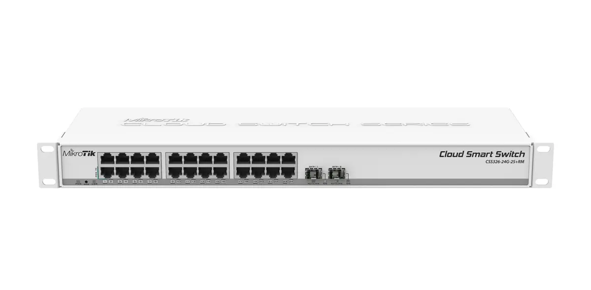 Pārvaldāmais komutators MikroTik CSS326-24G-2S+RM — 24x