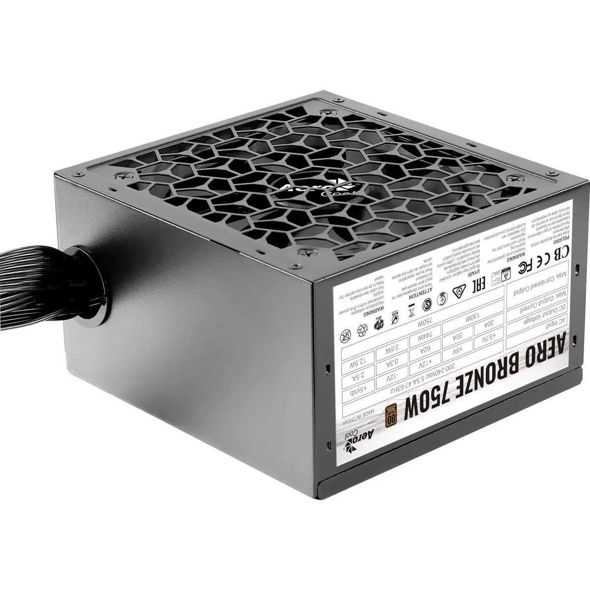 AEROCOOL AEROB750 750W 80 PLUS Bronze БП Photo 3