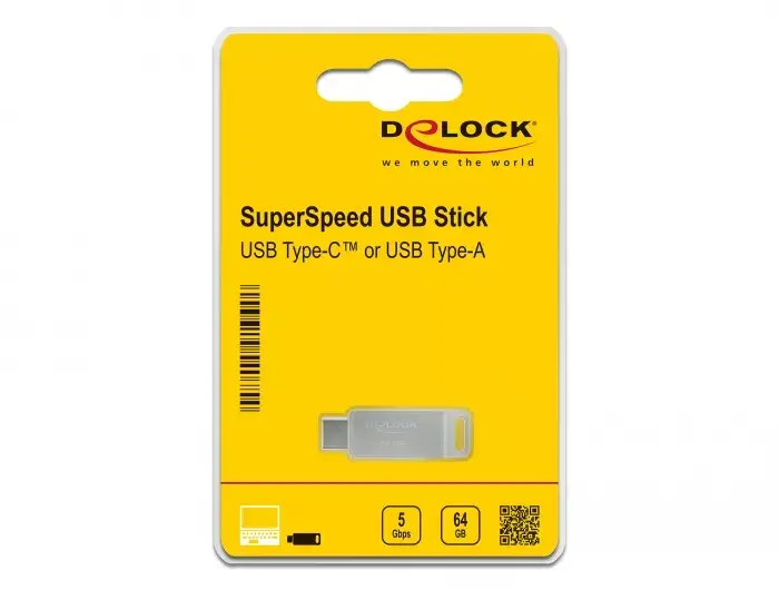 USB флеш-память DeLOCK 64GB поворотная Photo 4