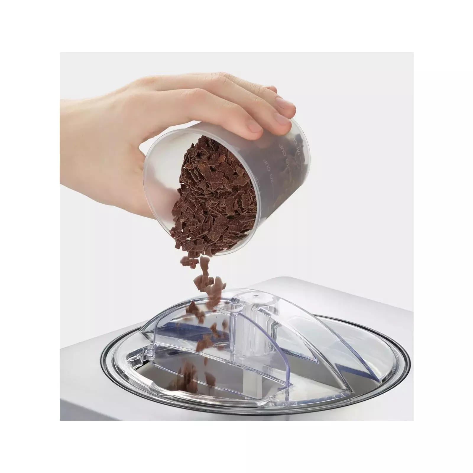 Mini Ice Cream Maker, 1.2L Freezing Bowl