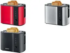 Toaster Severin AT 9552 2 slice 800 W Black