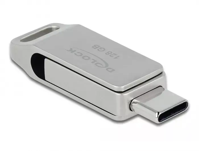 USB Flash Drive DeLOCK 128GB Swivel Model Photo 2